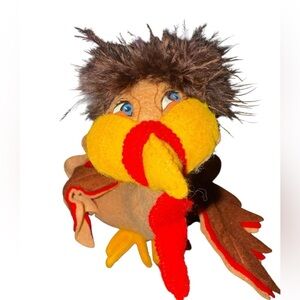 🦃 Annalee 2017 9” Thanksgiving Turkey Felt Figurine – Excellent Condition